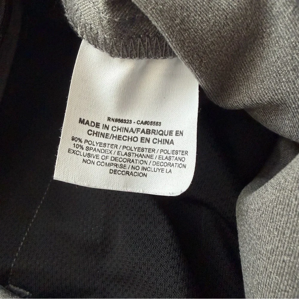 Nike Men's Golf Pants Dri-Fit Size 32x34 Modern Fit Adjustable Ankle Cuffs Gray